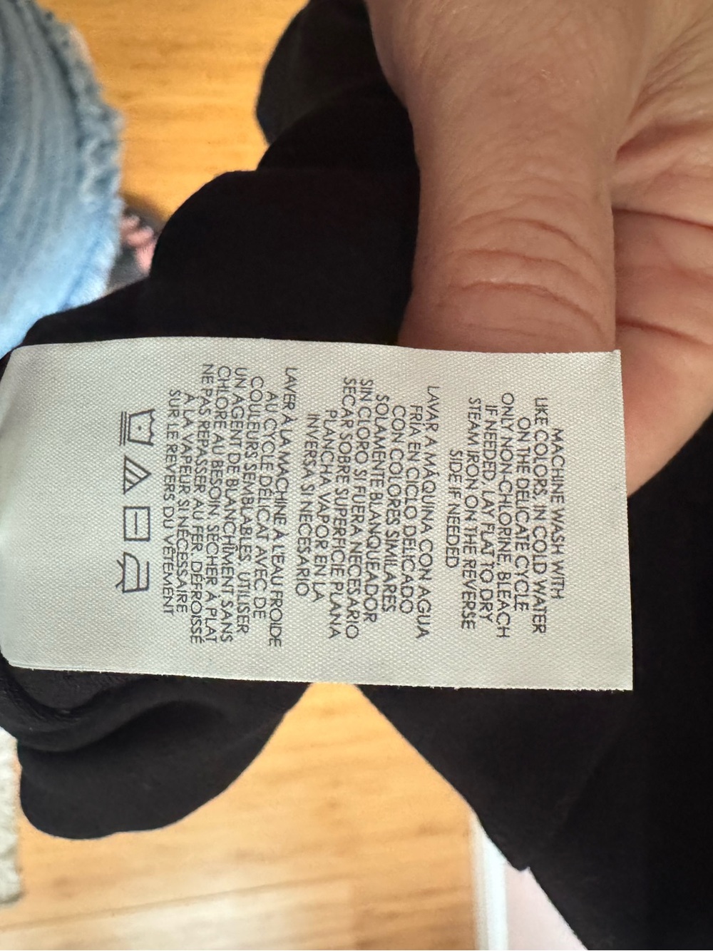 CAbi Under Over Tank Black Ponte Size Small - Picture 8 of 11